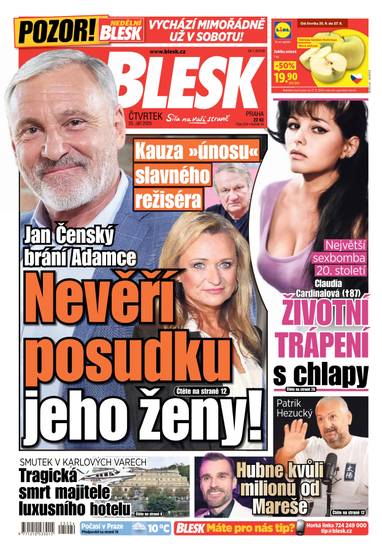 BLESK - 25.9.2025 - CZECH NEWS CENTER a. s.