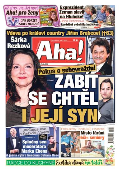 Aha! - 29.9.2025 - CZECH NEWS CENTER a. s.