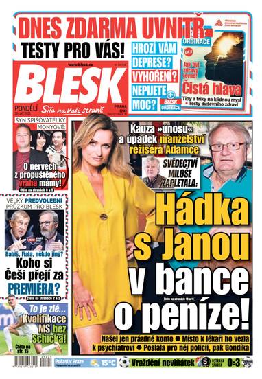 BLESK - 29.9.2025 - CZECH NEWS CENTER a. s.