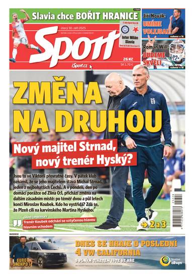 Sport - 30.9.2025 - CZECH NEWS CENTER a. s.