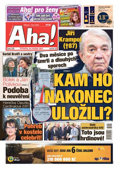 Aha! - 1.10.2025 - CZECH NEWS CENTER a. s.