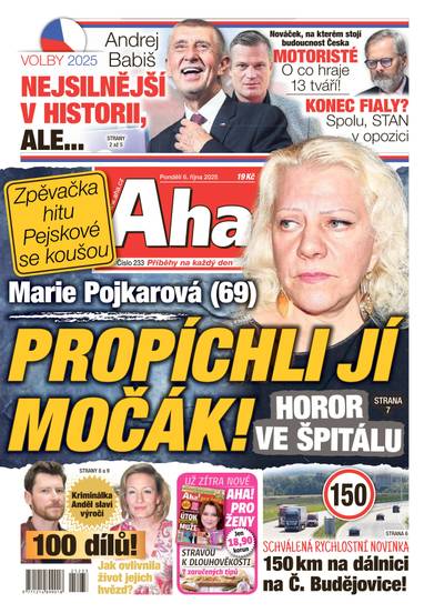 Aha! - 6.10.2025 - CZECH NEWS CENTER a. s.