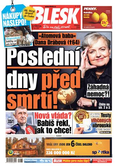 BLESK - 8.10.2025 - CZECH NEWS CENTER a. s.