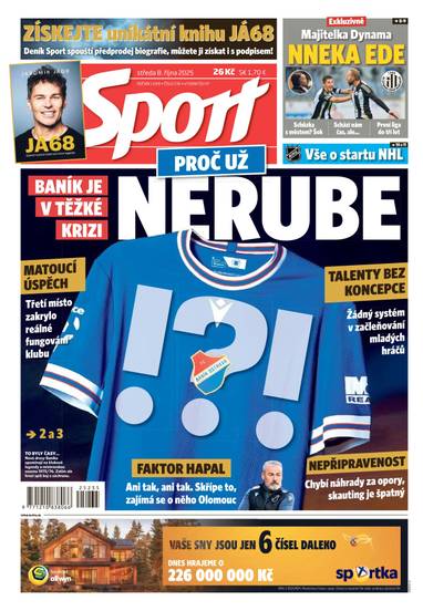 Sport - 8.10.2025 - CZECH NEWS CENTER a. s.