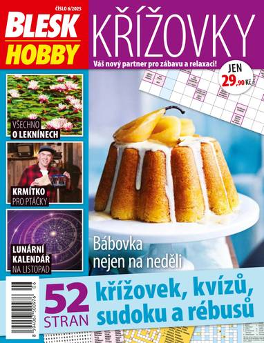 Časopis Blesk Hobby KŘÍŽOVKY - 6/2025 - CZECH NEWS CENTER a. s.