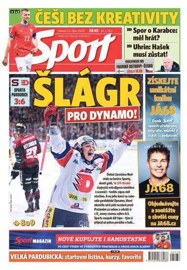 Sport - 11.10.2025 - CZECH NEWS CENTER a. s.