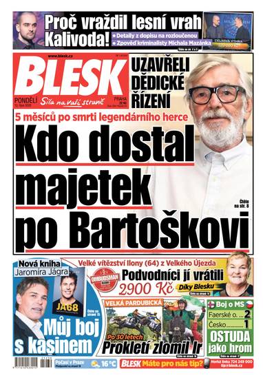 BLESK - 13.10.2025 - CZECH NEWS CENTER a. s.