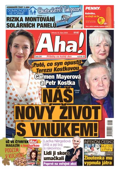 Aha! - 15.10.2025 - CZECH NEWS CENTER a. s.