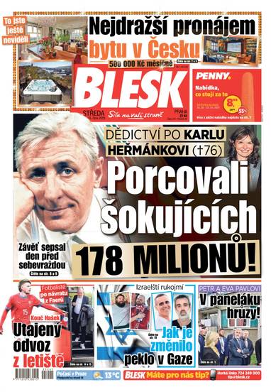 BLESK - 15.10.2025 - CZECH NEWS CENTER a. s.