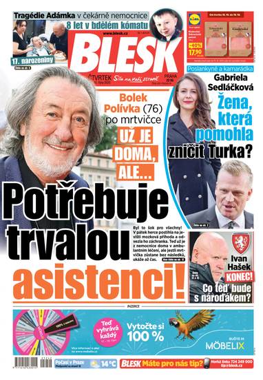 BLESK - 16.10.2025 - CZECH NEWS CENTER a. s.