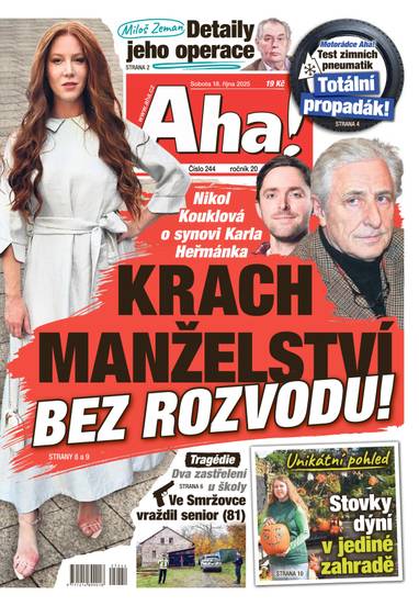 Aha! - 18.10.2025 - CZECH NEWS CENTER a. s.