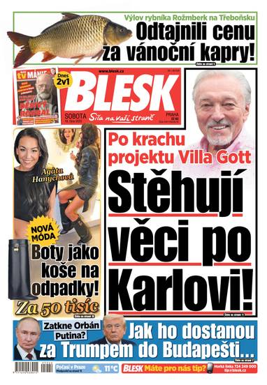 BLESK - 18.10.2025 - CZECH NEWS CENTER a. s.