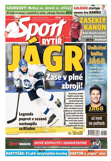 Sport - 18.10.2025 - CZECH NEWS CENTER a. s.