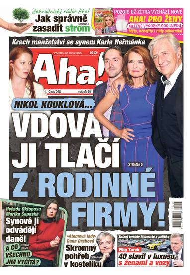 Aha! - 20.10.2025 - CZECH NEWS CENTER a. s.