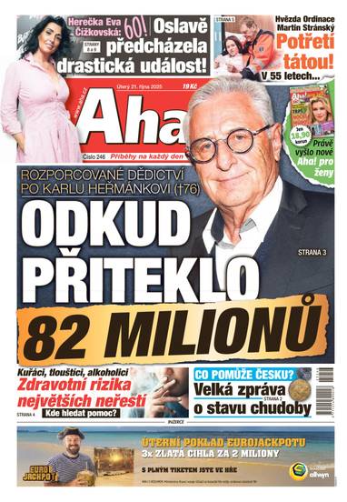 Aha! - 21.10.2025 - CZECH NEWS CENTER a. s.