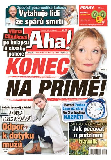 Aha! - 25.10.2025 - CZECH NEWS CENTER a. s.