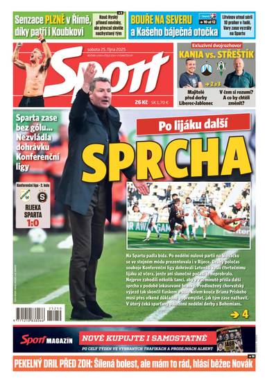 Sport - 25.10.2025 - CZECH NEWS CENTER a. s.