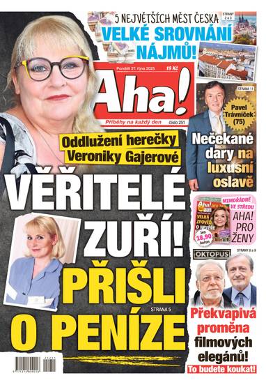 Aha! - 27.10.2025 - CZECH NEWS CENTER a. s.