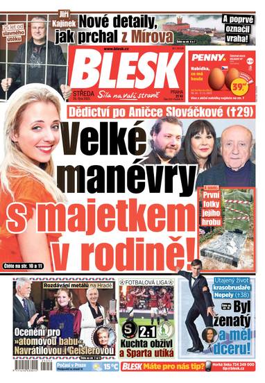 BLESK - 29.10.2025 - CZECH NEWS CENTER a. s.
