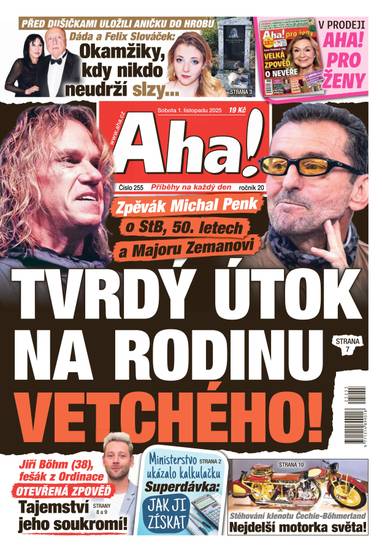 Aha! - 1.11.2025 - CZECH NEWS CENTER a. s.