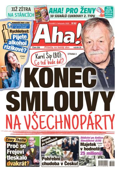 Aha! - 3.11.2025 - CZECH NEWS CENTER a. s.