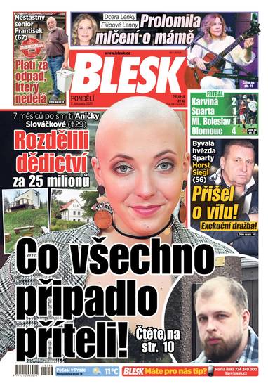 BLESK - 3.11.2025 - CZECH NEWS CENTER a. s.