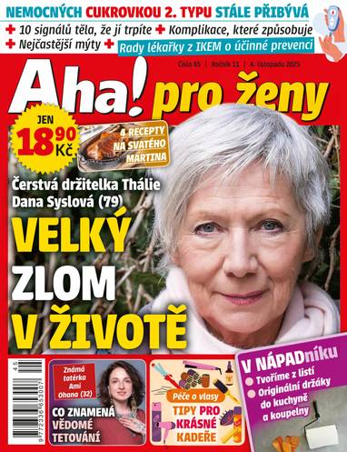 Časopis Aha! pro ženy - 45/2025 - CZECH NEWS CENTER a. s.