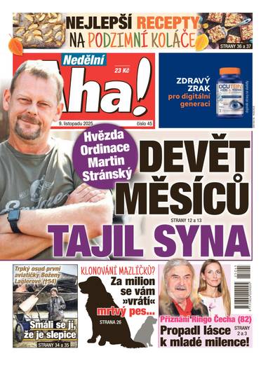 Nedělní Aha! - 45/2025 - CZECH NEWS CENTER a. s.