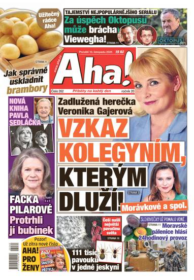 Aha! - 10.11.2025 - CZECH NEWS CENTER a. s.
