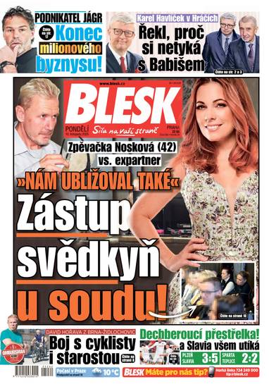 BLESK - 10.11.2025 - CZECH NEWS CENTER a. s.