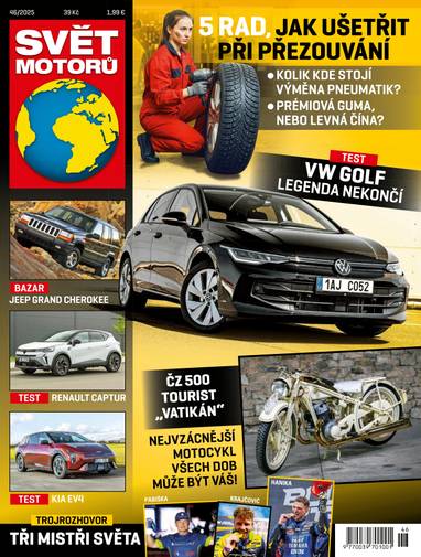 Časopis SVĚT MOTORŮ - 46/2025 - CZECH NEWS CENTER a. s.