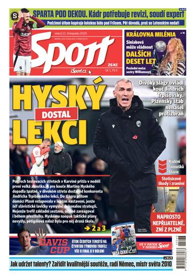 Sport - 11.11.2025 - CZECH NEWS CENTER a. s.