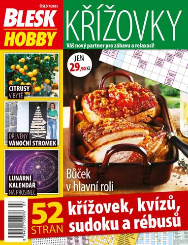 Časopis Blesk Hobby KŘÍŽOVKY - 7/2025 - CZECH NEWS CENTER a. s.