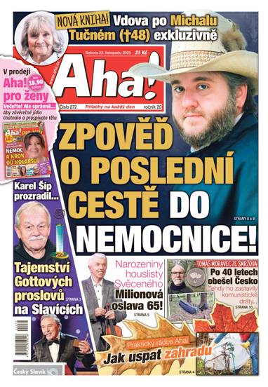 Aha! - 22.11.2025 - CZECH NEWS CENTER a. s.