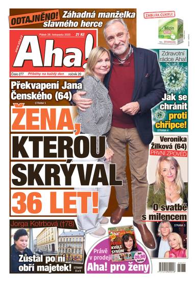 Aha! - 28.11.2025 - CZECH NEWS CENTER a. s.