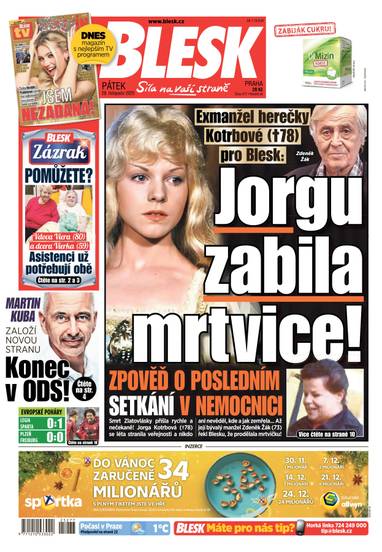 BLESK - 28.11.2025 - CZECH NEWS CENTER a. s.