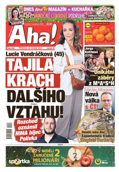 Aha! - 4.12.2025 - CZECH NEWS CENTER a. s.