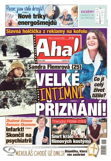 Aha! - 5.12.2025 - CZECH NEWS CENTER a. s.