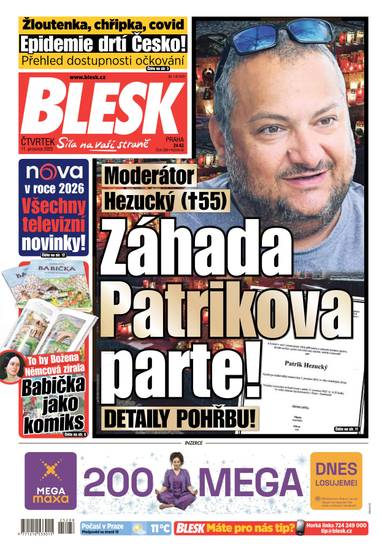 BLESK - 11.12.2025 - CZECH NEWS CENTER a. s.