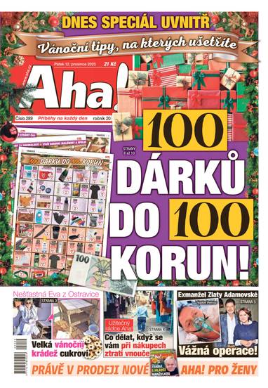 Aha! - 12.12.2025 - CZECH NEWS CENTER a. s.