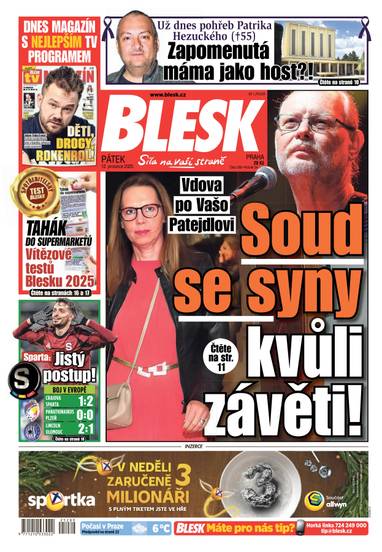BLESK - 12.12.2025 - CZECH NEWS CENTER a. s.