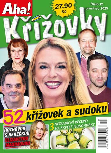 Časopis AHA! Křížovky - 12/2025 - CZECH NEWS CENTER a. s.