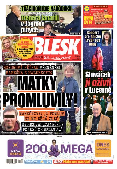 BLESK - 18.12.2025 - CZECH NEWS CENTER a. s.