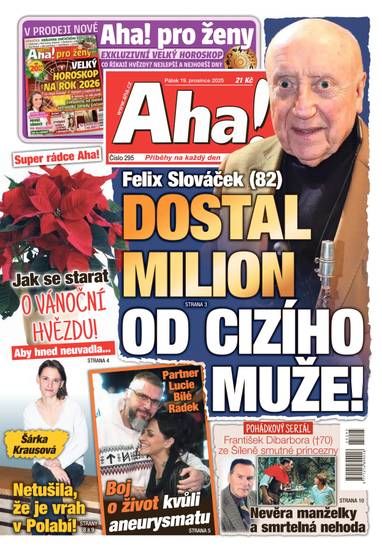 Aha! - 19.12.2025 - CZECH NEWS CENTER a. s.