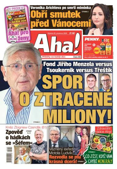 Aha! - 20.12.2025 - CZECH NEWS CENTER a. s.