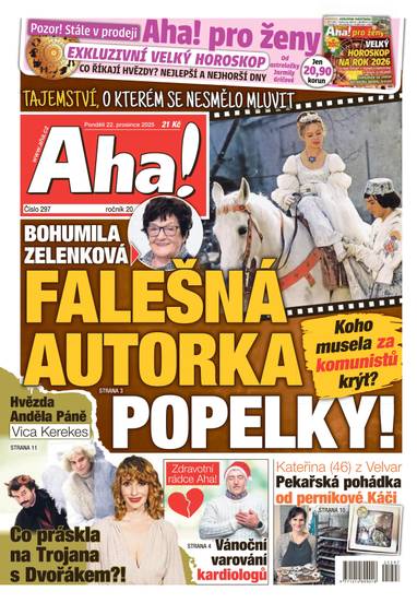 Aha! - 22.12.2025 - CZECH NEWS CENTER a. s.