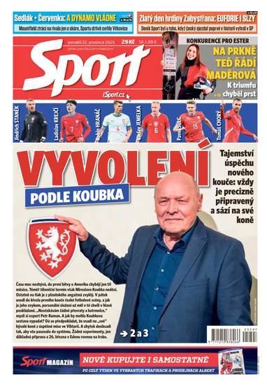 Sport - 22.12.2025 - CZECH NEWS CENTER a. s.