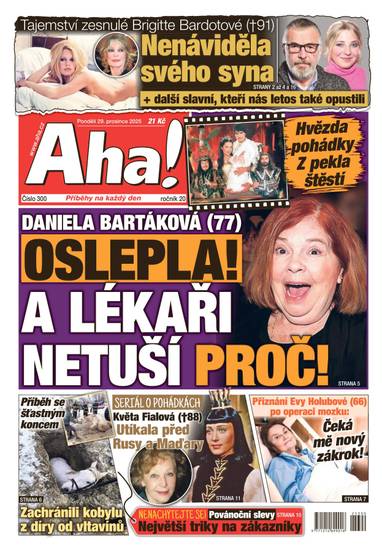 Aha! - 29.12.2025 - CZECH NEWS CENTER a. s.