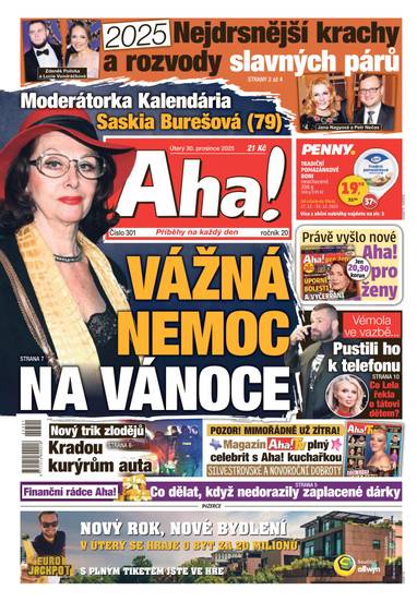 Aha! - 30.12.2025 - CZECH NEWS CENTER a. s.