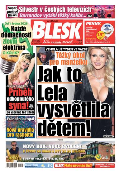 BLESK - 30.12.2025 - CZECH NEWS CENTER a. s.